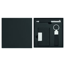 SCRIBI 3 3 darabos dobozos ajándékszett, fekete