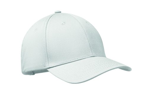 BAHAMAS 6 paneles pamut baseball sapka, fehér