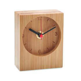 CLAMBU Bambusz asztali óra, fa