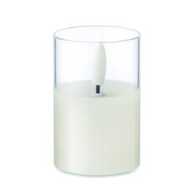 XANDLE LED viaszgyertya üveg tartóban, fehér