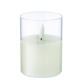 XANDLE+ LED viaszgyertya üveg tartóban, fehér