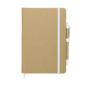 CARATIL A5 notesz újrahaszn. kartonból, fehér