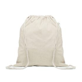 CABETRI Újrah. 140g húzózsinóros táska, bézs