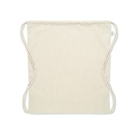 CABETRI Újrah. 140g húzózsinóros táska, bézs