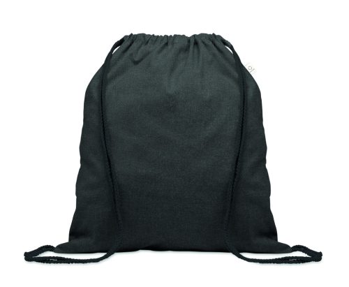 CABETRI COLOUR Újrah. 140g húzózsinóros táska, deep charcoal grey