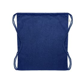 CABETRI COLOUR Újrah. 140g húzózsinóros táska, kék