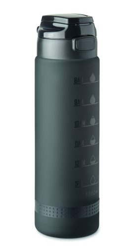 LEVEL RPET sportkulacs 1 liter, fekete