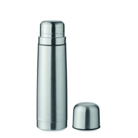 BUSSLOO Duplafalú termosz 750 ml, fakó ezüst