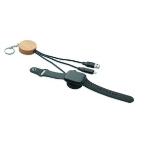 BULE Kulcstartó 4 az 1ben 60W kábel, fekete