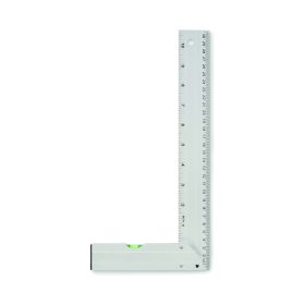 MEJURE Alum. vízmérték vonalzó 30 cm, fakó ezüst