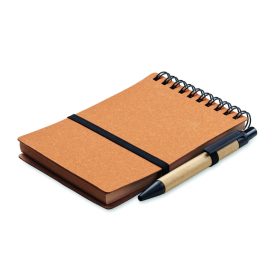 NOTIE Újrahaszn. notesz golyóstollal, barna