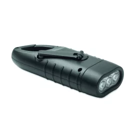 SLUZ Napelemes és dinamós lámpa, fekete