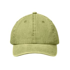 BEAU 6 paneles baseball sapka 265 g, katona zöld