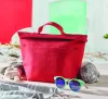 RECOBA COLOUR Újrahaszn. pamut hűtőtáska, piros