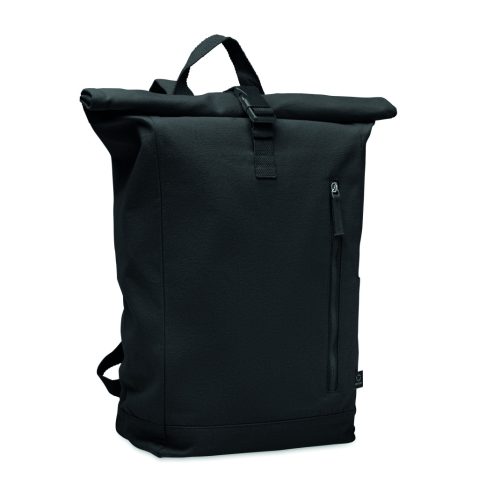 KAMET Rolltop hátizsák 390 g/m², fekete