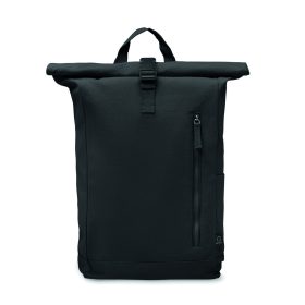 KAMET Rolltop hátizsák 390 g/m², fekete