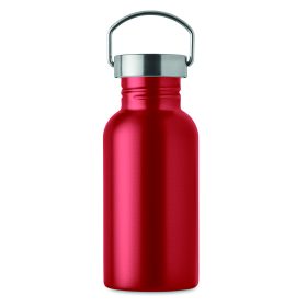 FLORENCE SING Szimplafalú palack 500 ml, piros