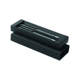 ORWELL Újrah. alumínium tollkészlet, fekete