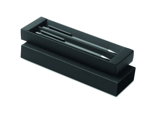 ORWELL Újrah. alumínium tollkészlet, fekete