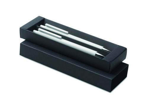 ORWELL Újrah. alumínium tollkészlet, fehér