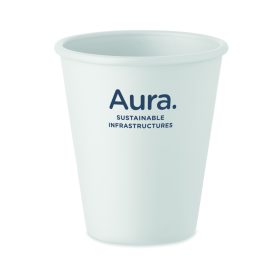 CUPFUL PLA szimplafalú pohár, fehér