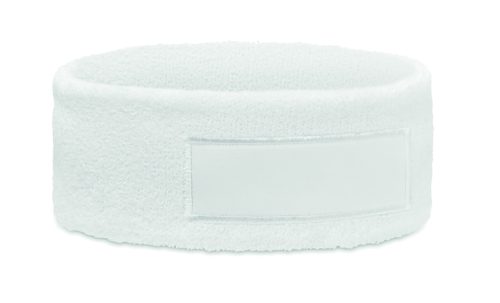 ATAMA Poliészter-pamut fejpánt, fehér