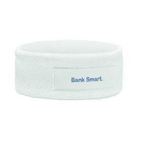 ATAMA Poliészter-pamut fejpánt, fehér