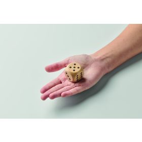 DADIN Schima fa dobókocka 3 cm, fa