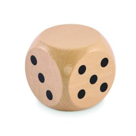 DADO Schima fa dobókocka 5 cm, fa