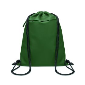 BANGKOK BAG Húzózsinóros táska, 600D RPET, sötétzöld