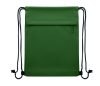 BANGKOK BAG Húzózsinóros táska, 600D RPET, sötétzöld