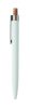 BERGAMO + Újrahaszn.alumínium golyóstoll, fehér