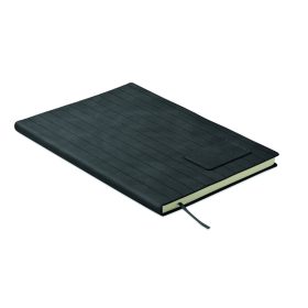 TINTRAY A5 füstös színű PU notesz, fekete