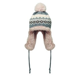 YULONG Kötött sapka fülvédővel, fekete