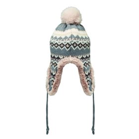 YULONG Kötött sapka fülvédővel, fekete