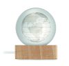 GLOBE LIGHT LED földgömb üveggömb, fa