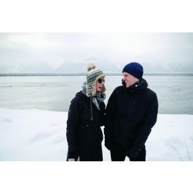 ANVIK 3M kötött sapka mandzsettával, kék