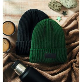 ANVIK 3M kötött sapka mandzsettával, sötétzöld