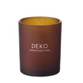 KIVAS WOOD Növényi viaszgyertya 80 g, barna