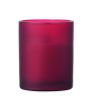 KIVAS WOOD Növényi viaszgyertya 80 g, burgundi vörös