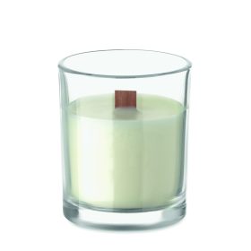 KIVAS WOOD Növényi viaszgyertya 80 g, fa