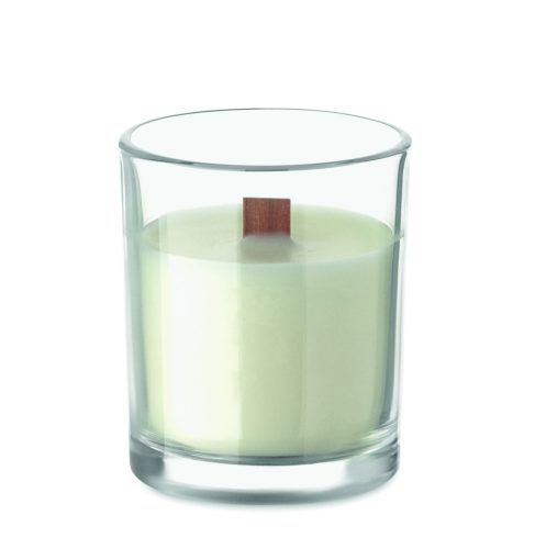 KIVAS WOOD Növényi viaszgyertya 80 g, fa