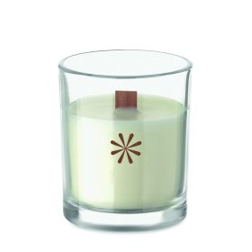 KIVAS WOOD Növényi viaszgyertya 80 g, fa