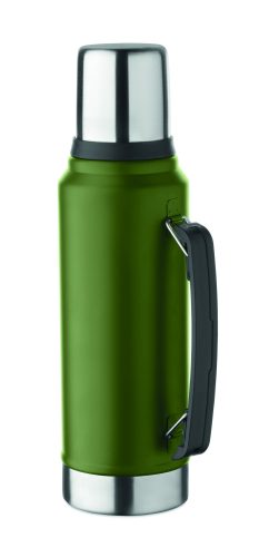 NYIMA Duplafalú palack 1 l, sötétzöld