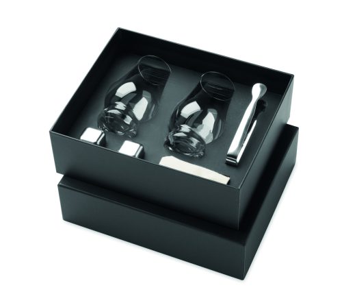 MALT Whisky kóstoló pohár készlet, fa