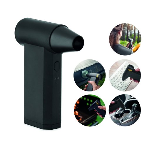 VENTA Hordozható turbó ventilátor, fekete