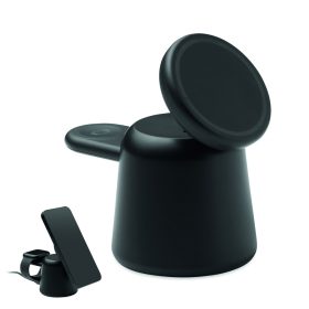 SIMPA 3 az 1-ben vez. n. töltő 15W, fekete