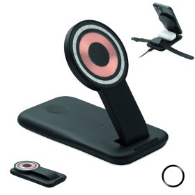 PENDOLESS 3 az 1-ben vez. n. töltő 15W, fekete