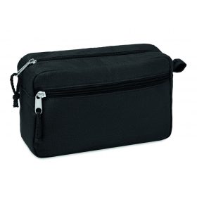 NAIMA COSMETIC Kenderszövet kozmetikai táska, fekete