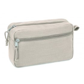 NAIMA COSMETIC Kenderszövet kozmetikai táska, bézs
